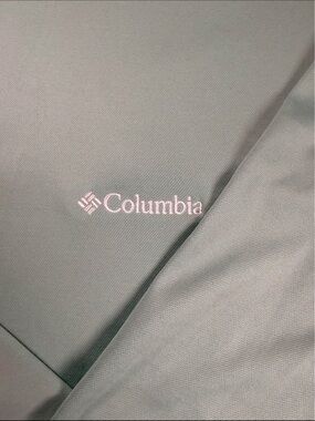 Columbia Sage Green Throw Blanket with Subtle Logo